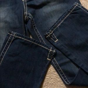 Jeans Femme Iron Horse Coupe Boot Taille Basse - Taille 14 XXLong (38L X 37L), Délavage Foncé, Neuf Avec étiquettes